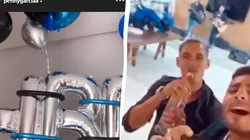 Uriel Antuna y Alexis Vega, de fiesta por el cumpleaños del 'Brujo'. (Instagram)