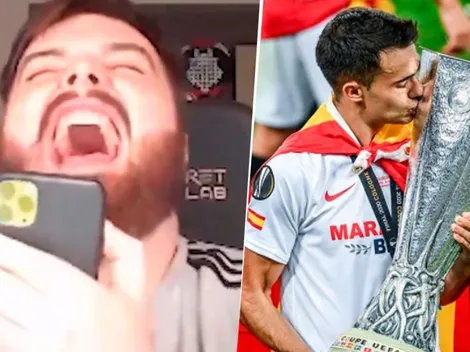 Ibai llamó a Reguilón apenas Sevilla salió campeón: "Este va borracho"
