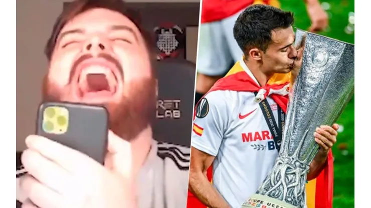 Ibai llamó a Reguilón apenas Sevilla salió campeón: "Este va borracho"
