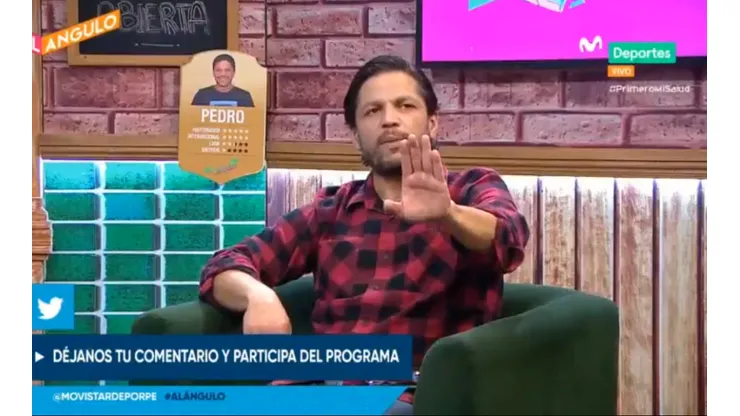 Pedro García es uno de los panelistas de Al Ángulo.
