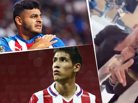 Chivas no tiene paz: Antuna y Vega de fiesta con botellas en la mano