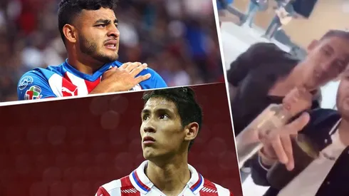 Chivas no tiene paz: Antuna y Vega de fiesta con botellas en la mano