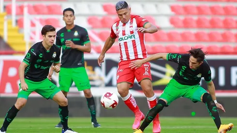 Santos no pudo con Necaxa. (Jam Media)