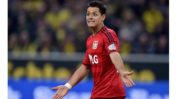 Chicharito Hernández la rompió en el Leverkusen, pero el Munich no lo compró (Getty)