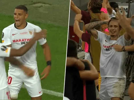 Video: el llanto de Ocampos con el gol que le dio el título a Sevilla