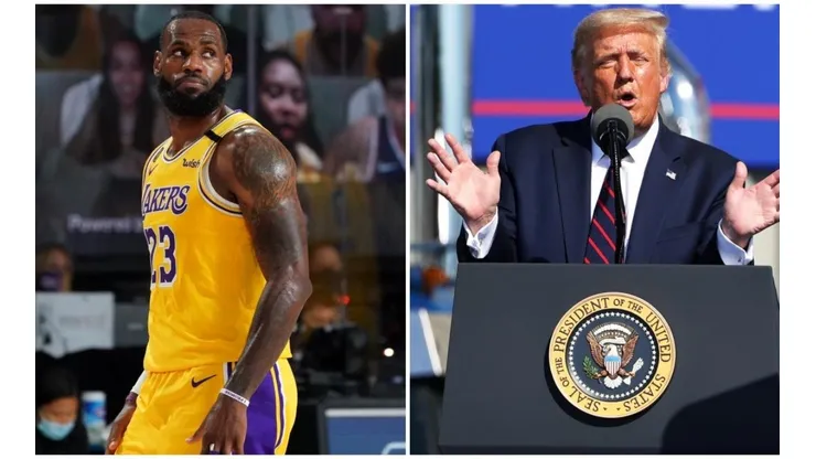 Una pelea más entre LeBron James y Donald Trump | Foto: Getty Images