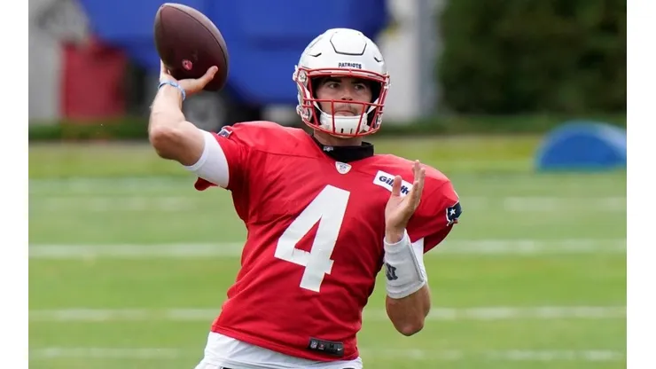Jarrett Stidham lesionado en New England Patriots | Foto: Getty Images