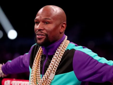 Mayweather supervisó el entrenamiento de uno de sus protegidos