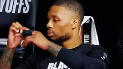 Damian Lillard y la lesión que sufrió contra los Lakers (Getty Images)