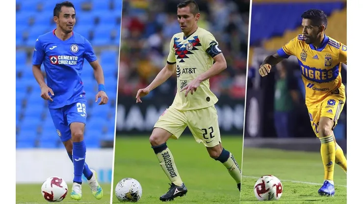 Cruz Azul, América y Tigres (Getty)