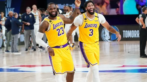 LeBron James y Anthony Davis (Getty)