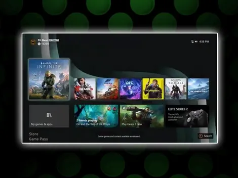Primer vistazo al nuevo menú animado de la Xbox