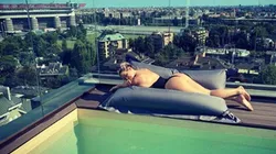 Wanda Nara subió foto duchándose y se definió como "amante de los atardeceres"