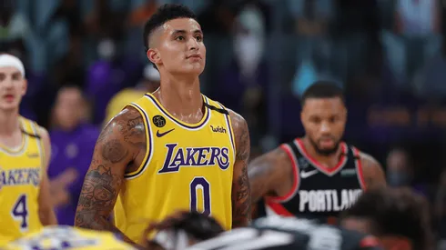 Kyle Kuzma, ala-pívot de los Lakers (Getty Images)