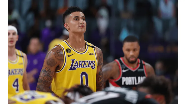 Kyle Kuzma, ala-pívot de los Lakers (Getty Images)