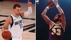 Luka Doncic a la altura de Kareem Abdul-Jabbar en playoffs de la NBA | Foto: Getty Images