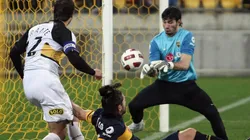 Foto de Javier García, arquero de Boca.