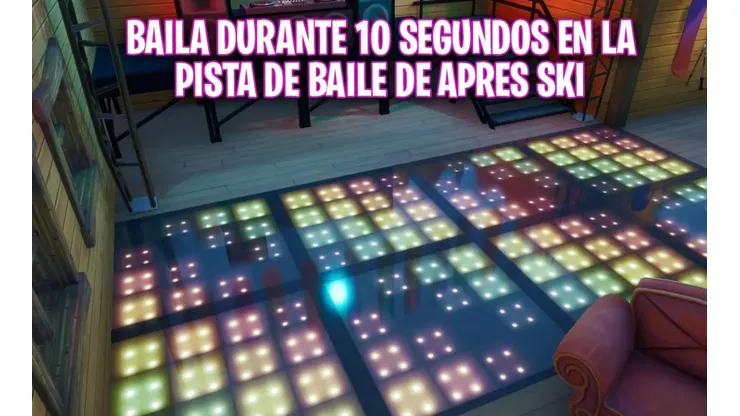 Desafíos Fortnite: dónde está la pista de baile de Apres Ski