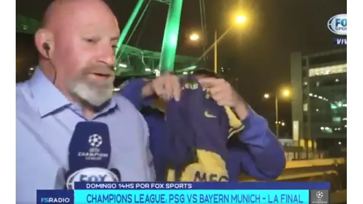 A Christian Martin se le apareció un hincha de Boca en Lisboa: "¡Sacame eso!"