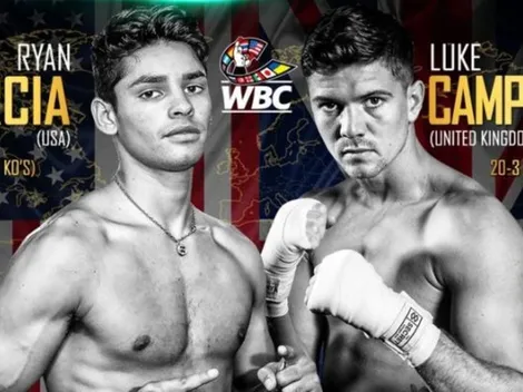 Ya hay sede y fecha estimada para la pelea entre Ryan García y Luke Campbell