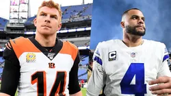 Andy Dalton y Dak Prescott (Getty)