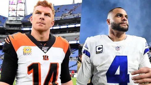Andy Dalton y Dak Prescott (Getty)