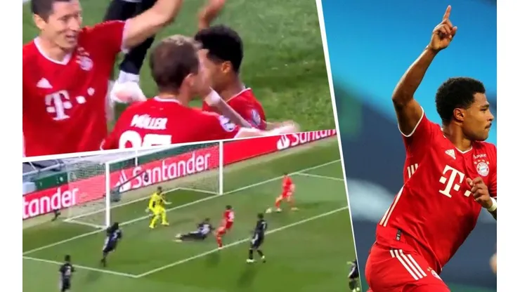 El Bayern te liquida: Gnabry volvió a aparecer para poner el 2 a 0 vs. Lyon