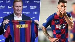 Koeman, sobre el futuro de La Pulga: "No sé si tengo que convencer a Messi"