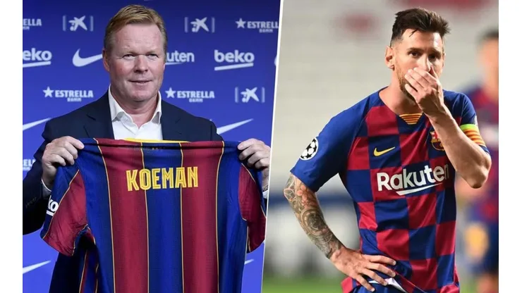 Koeman, sobre el futuro de La Pulga: "No sé si tengo que convencer a Messi"