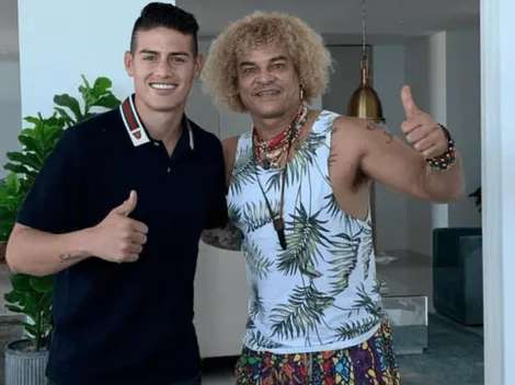 'Pibe' Valderrama, sutilmente, salió al paso de las declaraciones de James