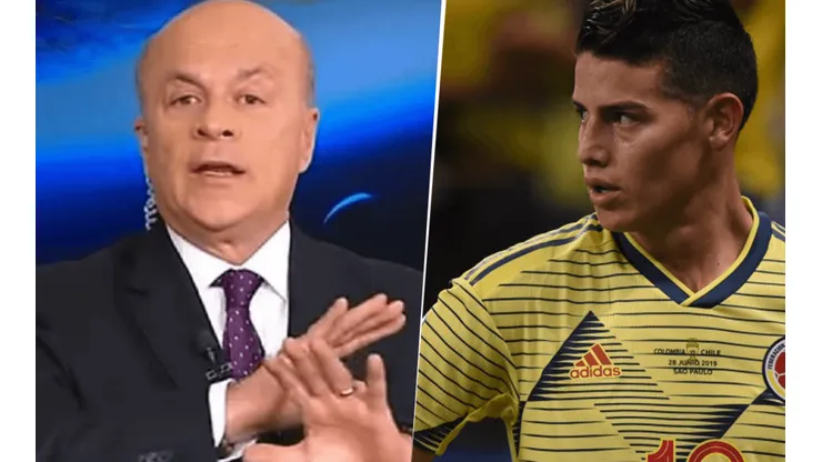 Carlos Antonio Vélez arremete con fuerza y dice que James no está para jugar en un equipo top