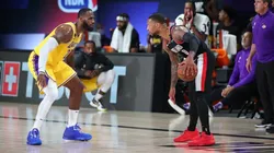 LeBron James y el duelo que vivió con Damian Lillard | Foto: Getty Images