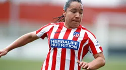 Charlyn Corral dio positivo en coronavirus y se perderá la Champions con el Atlético de Madrid. (Getty Images)