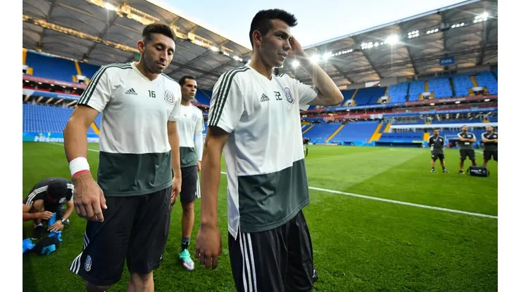 Héctor Herrera e Hirving Lozano (Getty)