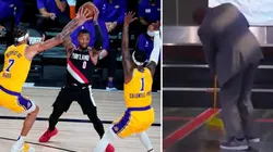 La clara referencia de Barkley sobre la serie Blazers vs. Lakers