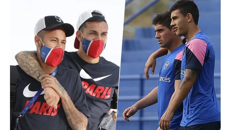 Paredes subió foto con Neymar y un ex Boca le puso: "Cómo me cambiaste"