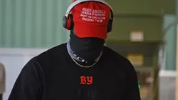 LeBron James antes del Lakers-Blazers (Getty)