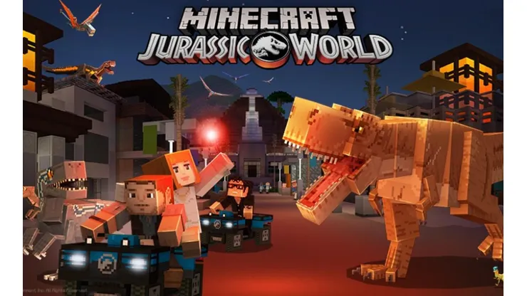 Nuevo DLC para Minecraft: Jurassic World ¡Llegan los dinosaurios!