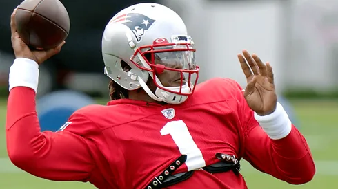 Cam Newton, quarterback de los Patriots (Getty Images)