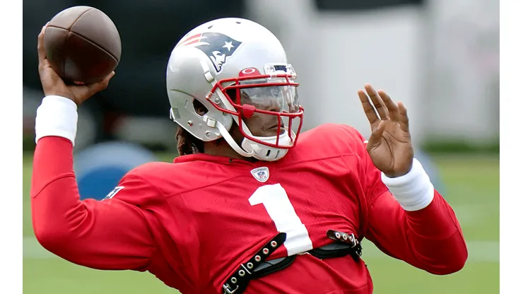 Cam Newton, quarterback de los Patriots (Getty Images)