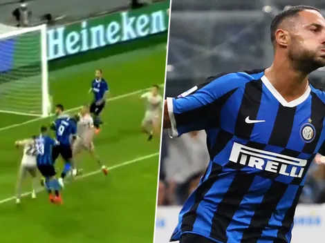 Otra vez de cabeza: D'Ambrosio puso el 2-0 del Inter contra Shaktar