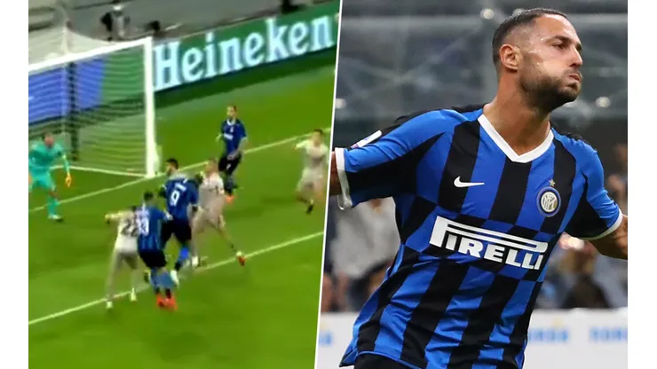 Otra vez de cabeza: D'Ambrosio puso el 2-0 del Inter contra Shaktar