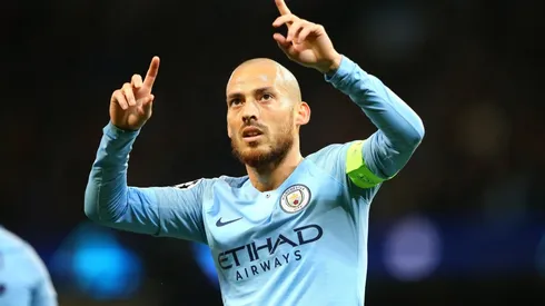 David Silva en Manchester City.