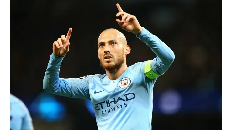 David Silva en Manchester City.