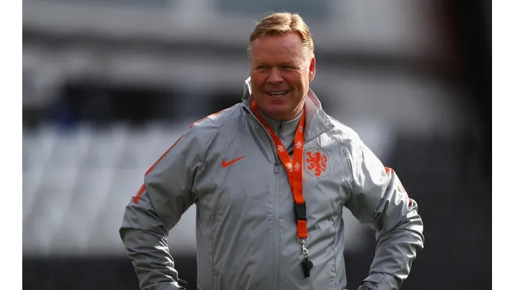 Ronald Koeman en la Selección de Holanda.