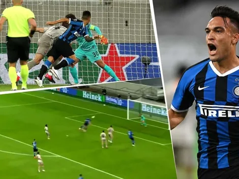 Lautaro Martínez metió un cabezazo letal para que Inter sueñe con la gran final
