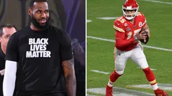 James y Mahomes, en busca del voto masivo de los afroamericanos