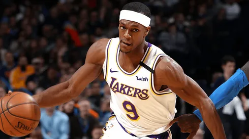 Rajon Rondo, base de los Lakers (Getty Images)