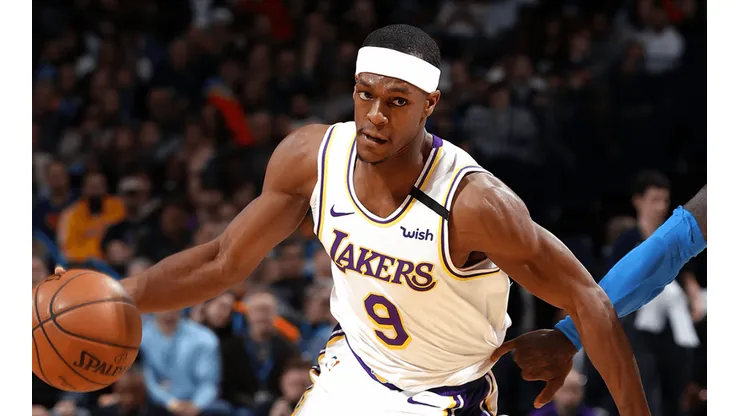 Rajon Rondo, base de los Lakers (Getty Images)