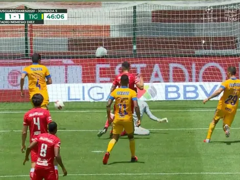 Polémico: con este tanto por parte de Enrique Triverio, Toluca empata el duelo ante Tigres